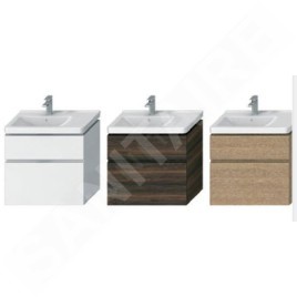 Jika Cubito Pure - Meuble sous lavabo 740x683 mm, découpe à gauche, chêne H40J4254045191
