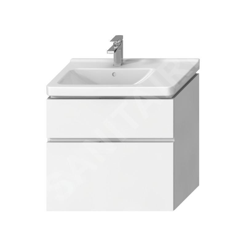 Jika Cubito Pure - Meuble pour lavabo 740x683 mm, découpe à gauche, blanc H40J4254045001 Jika Cubito Pure - Meuble pour lavabo 740x683 mm, découpe à gauche, blanc H40J4254045001