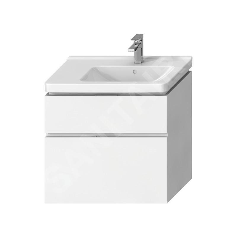 Jika Cubito Pure - Meuble sous lavabo 740x683 mm, découpe à droite, blanc H40J4254035001 Jika Cubito Pure - Meuble sous lavabo 740x683 mm, découpe à droite, blanc H40J4254035001