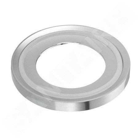 Sapho Accessoires - Plateau de lavabo pour comptoir, hauteur 1 cm, chrome TY6401