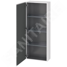 Duravit L-Cube - Armoire 1320x500x243 mm, gauche, blanc brillant LC1169L2222