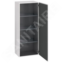 Duravit L-Cube - Armoire 1320x500x363 mm, droite, blanc brillant LC1179R2222