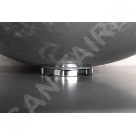 Sapho Accessoires - Plateau de lavabo pour comptoir, hauteur 1 cm, chrome TY6401