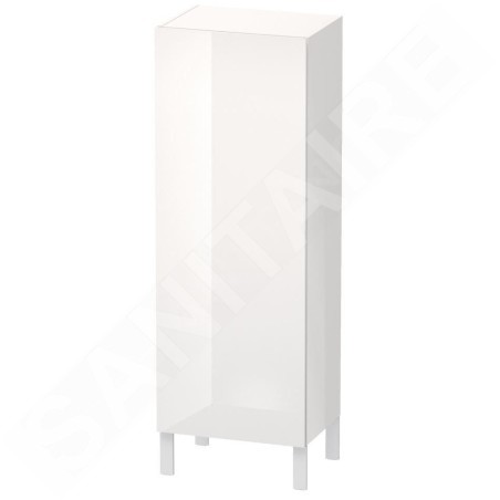 Duravit L-Cube - Armoire 1320x500x363 mm, gauche, blanc brillant LC1179L2222