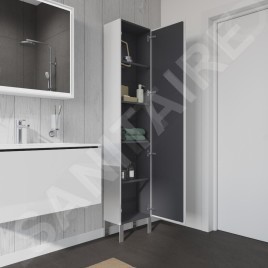 Duravit L-Cube - Armoire 1760x500x243 mm, droite, blanc brillant LC1171R2222