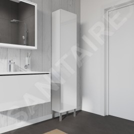 Duravit L-Cube - Armoire 1760x500x243 mm, droite, blanc brillant LC1171R2222