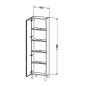 Duravit L-Cube - Armoire 1760x500x243 mm, gauche, blanc brillant LC1171L2222 Duravit L-Cube - Armoire 1760x500x243 mm, gauche, blanc brillant LC1171L2222