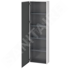 Duravit L-Cube - Armoire 1760x500x243 mm, gauche, blanc brillant LC1171L2222
