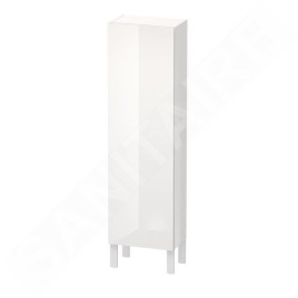 Duravit L-Cube - Armoire 1320x400x243 mm, gauche, blanc brillant LC1168L2222