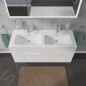 Duravit L-Cube - Meuble sous lavabo 550x1290x481 mm, 2 tiroirs, blanc brillant LC625802222 Duravit L-Cube - Meuble sous lavabo 550x1290x481 mm, 2 tiroirs, blanc brillant LC625802222