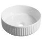 Sapho Isvea - Vasque à poser, diamètre 36 cm, sans trop-plein, blanc 10NF66036 Sapho Isvea - Vasque à poser, diamètre 36 cm, sans trop-plein, blanc 10NF66036