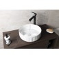 Sapho Isvea - Vasque à poser, diamètre 36 cm, sans trop-plein, blanc 10NF66036 Sapho Isvea - Vasque à poser, diamètre 36 cm, sans trop-plein, blanc 10NF66036