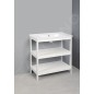 Aqualine Etide - Meuble lavabo 815x850x440 mm, blanc mat ET830