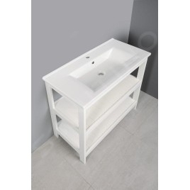 Aqualine Etide - Meuble lavabo 815x850x440 mm, blanc mat ET830