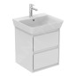 Ideal Standard Connect Air - Petite armoire lavabo 430x402x517 mm, laque blanche brillante/blanche mate E1608B2 Ideal Standard Connect Air - Petite armoire lavabo 430x402x517 mm, laque blanche brillante/blanche mate E1608B2