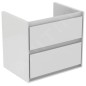 Ideal Standard Connect Air - Petite armoire lavabo 580x409x517 mm, laque blanche brillante/blanche mate E1605B2 Ideal Standard Connect Air - Petite armoire lavabo 580x409x517 mm, laque blanche brillante/blanche mate E1605B2