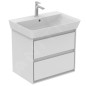 Ideal Standard Connect Air - Petite armoire lavabo 580x409x517 mm, laque blanche brillante/blanche mate E1605B2 Ideal Standard Connect Air - Petite armoire lavabo 580x409x517 mm, laque blanche brillante/blanche mate E1605B2