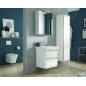Ideal Standard Connect Air - Petite armoire lavabo 580x409x517 mm, laque blanche brillante/grise claire mate E1605KN Ideal Standard Connect Air - Petite armoire lavabo 580x409x517 mm, laque blanche brillante/grise claire mate E1605KN