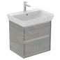 Ideal Standard Connect Air - Petite armoire lavabo 530x409x517 mm, chêne gris/laque blanche mate E1606PS Ideal Standard Connect Air - Petite armoire lavabo 530x409x517 mm, chêne gris/laque blanche mate E1606PS