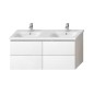 Jika Mio-N - Meuble sous lavabo double 130, 1266x588x448 mm, blanc H40J7184015001 Jika Mio-N - Meuble sous lavabo double 130, 1266x588x448 mm, blanc H40J7184015001