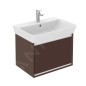 Ideal Standard Connect Air - Petite armoire sous lavabo Cube 500 mm,brun mat/brun clair mat E0842VY Ideal Standard Connect Air - Petite armoire sous lavabo Cube 500 mm,brun mat/brun clair mat E0842VY