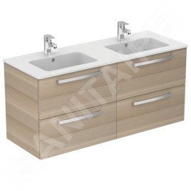 Ideal Standard Tempo - Meuble sous double vasque 1200 mm, chêne cérusé E0539OS