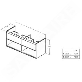 Ideal Standard Connect Air - 84153 E0829VY