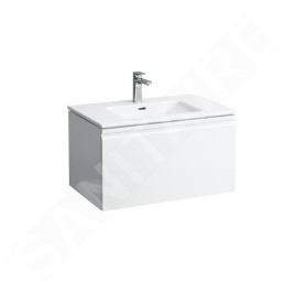 Laufen Pro S - Meuble avec lavabo, 800x500 mm, blanc mat H8609644631041