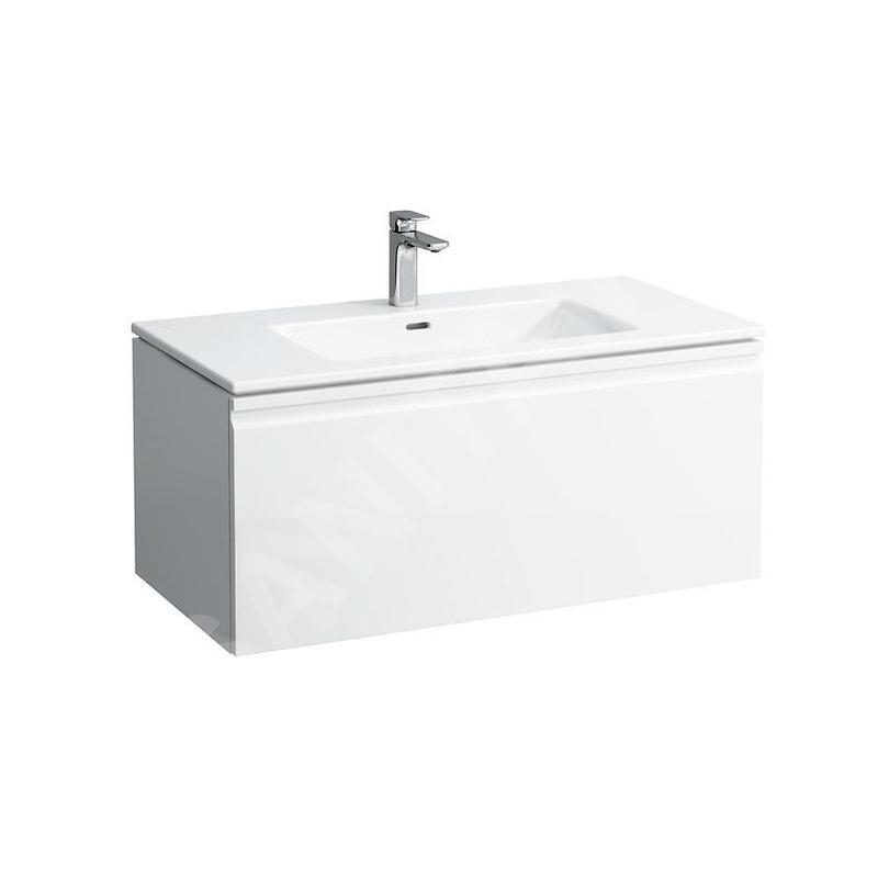 Laufen Pro S - Meuble avec lavabo, 1000x500 mm, 1 tiroirs, blanc mat H8609664631041 Laufen Pro S - Meuble avec lavabo, 1000x500 mm, 1 tiroirs, blanc mat H8609664631041