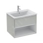 Ideal Standard Connect Air - Petite armoire sous lavabo, 600x440x517 mm, gris clair brillant/blanc mat E0826EQ Ideal Standard Connect Air - Petite armoire sous lavabo, 600x440x517 mm, gris clair brillant/blanc mat E0826EQ