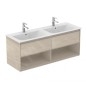 Ideal Standard Connect Air - Meuble sous double-lavabo, 1300x440x517 mm, bois clair/brun clair mat E0831UK Ideal Standard Connect Air - Meuble sous double-lavabo, 1300x440x517 mm, bois clair/brun clair mat E0831UK