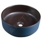 Sapho Priori - Lavabo pour plan de travail, diamètre 41 cm, sans trop-plein, brun/bleu PI033 Sapho Priori - Lavabo pour plan de travail, diamètre 41 cm, sans trop-plein, brun/bleu PI033