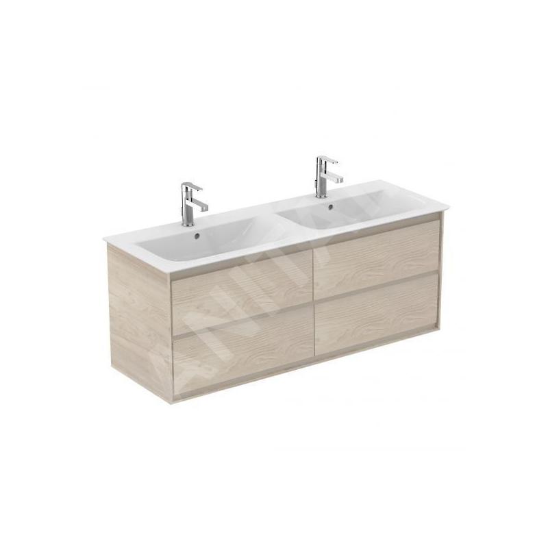 Ideal Standard Connect Air - Meuble sous double-lavabo, 1300x440x517 mm, bois clair/brun clair mat E0824UK Ideal Standard Connect Air - Meuble sous double-lavabo, 1300x440x517 mm, bois clair/brun clair mat E0824UK