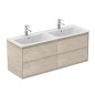 Ideal Standard Connect Air - Meuble sous double-lavabo, 1300x440x517 mm, bois clair/brun clair mat E0824UK Ideal Standard Connect Air - Meuble sous double-lavabo, 1300x440x517 mm, bois clair/brun clair mat E0824UK
