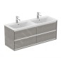Ideal Standard Connect Air - Meuble sous double-lavabo, 1300x440x517 mm, chêne gris/blanc mat E0824PS Ideal Standard Connect Air - Meuble sous double-lavabo, 1300x440x517 mm, chêne gris/blanc mat E0824PS