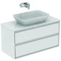 Ideal Standard Connect Air - Petite armoire sous lavabo, 1.000x440x517 mm, blanc brillant/gris clair mat E0821KN Ideal Standard Connect Air - Petite armoire sous lavabo, 1.000x440x517 mm, blanc brillant/gris clair mat E0821KN