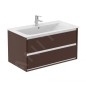 Ideal Standard Connect Air - Petite armoire sous lavabo, 1.000x440x517 mm, brun mat/blanc mat E0821VY Ideal Standard Connect Air - Petite armoire sous lavabo, 1.000x440x517 mm, brun mat/blanc mat E0821VY
