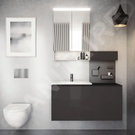 Geberit Acanto - Meuble latéral 450x520 mm avec tiroirs, lave 500.618.JK.2