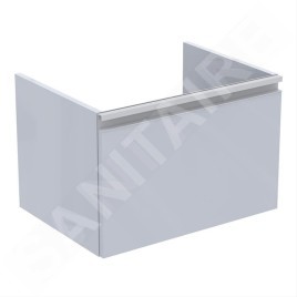Ideal Standard Tesi - Petite armoire sous lavabo, 600x440x400 mm, gris clair brillant T0046PH