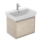 Ideal Standard Connect Air - Petite armoire sous lavabo Cube 550 mm, 480x409x400 mm, décor : bois clair/brun clair mat E0844UK Ideal Standard Connect Air - Petite armoire sous lavabo Cube 550 mm, 480x409x400 mm, décor : bois clair/brun clair mat E0844UK
