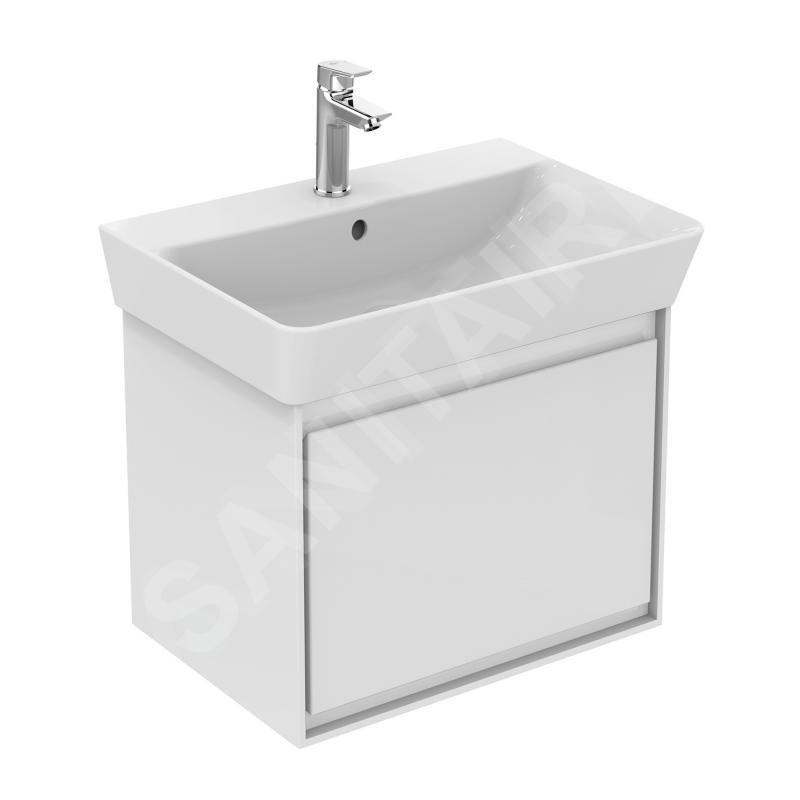 Ideal Standard Connect Air - Petite armoire sous lavabo Cube 550 mm, 480x409x400 mm, blanc brillant/blanc mat E0844B2 Ideal Standard Connect Air - Petite armoire sous lavabo Cube 550 mm, 480x409x400 mm, blanc brillant/blanc mat E0844B2