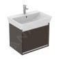 Ideal Standard Connect Air - Petite armoire sous lavabo Cube 550 mm, 480x409x400 mm, brun mat/blanc mat E0844VY Ideal Standard Connect Air - Petite armoire sous lavabo Cube 550 mm, 480x409x400 mm, brun mat/blanc mat E0844VY