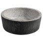 Sapho Priori - Lavabo pour plan de travail, diamètre 41 cm, sans trop-plein, gris PI035 Sapho Priori - Lavabo pour plan de travail, diamètre 41 cm, sans trop-plein, gris PI035