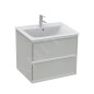 Ideal Standard Connect Air - Petite armoire sous lavabo, 600x440x517 mm, gris clair brillant/blanc mat E0818EQ Ideal Standard Connect Air - Petite armoire sous lavabo, 600x440x517 mm, gris clair brillant/blanc mat E0818EQ