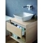 Ideal Standard Connect Air - Petite armoire sous lavabo Cube 600 mm, 530x409x400 mm, brun mat/blanc mat E0846VY Ideal Standard Connect Air - Petite armoire sous lavabo Cube 600 mm, 530x409x400 mm, brun mat/blanc mat E0846VY