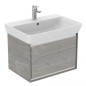 Ideal Standard Connect Air - Petite armoire sous lavabo Cube 650 mm, 580x409x400 mm, décor : chêne gris/blanc mat E0847PS Ideal Standard Connect Air - Petite armoire sous lavabo Cube 650 mm, 580x409x400 mm, décor : chêne gris/blanc mat E0847PS