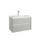 Ideal Standard Connect Air - Petite armoire lavabo 800x440x517 mm, 2 tiroirs, gris clair mat/blanc mat E0819EQ Ideal Standard Connect Air - Petite armoire lavabo 800x440x517 mm, 2 tiroirs, gris clair mat/blanc mat E0819EQ