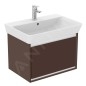 Ideal Standard Connect Air - Petite armoire sous lavabo Cube 650 mm, 580x409x400 mm, brun mat/blanc mat E0847VY Ideal Standard Connect Air - Petite armoire sous lavabo Cube 650 mm, 580x409x400 mm, brun mat/blanc mat E0847VY