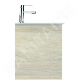Ideal Standard Connect Air - Petite armoire lavabo 800x440x517 mm, 2 tiroirs, décor : bois clair/brun clair mat E0819UK