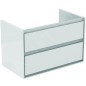 Ideal Standard Connect Air - Petite armoire lavabo 800x440x517 mm, 2 tiroirs, décor : bois clair/brun clair mat E0819UK Ideal Standard Connect Air - Petite armoire lavabo 800x440x517 mm, 2 tiroirs, décor : bois clair/brun clair mat E0819UK